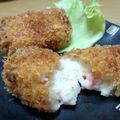 mokadahlia's cooksnap of when they made カニカマ☆クリームコロッケ.
