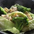 Chieちゃん's cooksnap of when they made アスパラとあさりと春キャベツのレンジ蒸し.
