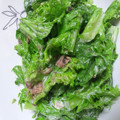 ごまとなま's cooksnap of when they made からし菜と魚介缶☆マヨマスタード和え.