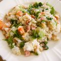 3姉妹ちゃんママ's cooksnap of when they made えびとレタスのチャーハン.