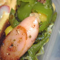 九道礼菜's cooksnap of when they made ★魚ニソとくた②ピーマンのチーズ炒め★.
