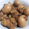 ゆうあもあママ's cooksnap of when they made 簡単！ヘルシー鶏手羽元と卵のさっぱり煮.