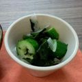 光月ママ's cooksnap of when they made サッパリ☆キュウリとワカメの酢の物.