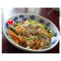 ＊ゆうこぽよよ＊'s cooksnap of when they made 春雨炒め.