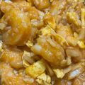にこにこもきゅ's cooksnap of when they made 簡単なのに本格的！ご飯が進むエビチリ.