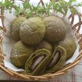 もちゃちゅ's cooksnap of when they made よもぎ大福パン.