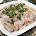 terurun。's cooksnap of when they made 簡単つまみ☆煮豚ピリ辛ネギソースかけ.