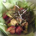 yyuppyy's cooksnap of when they made アボカドと納豆とトマトのわさび醤油サラダ.