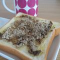 リラシャン's cooksnap of when they made ✿癒し味✿バニラ香るきな粉トースト.