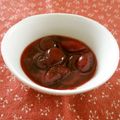 pitachan1's cooksnap of when they made アメリカンチェリーの赤ワイン煮♪.