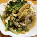かな☆'s cooksnap of when they made 汁まで食べる♪水菜と厚揚げの煮浸し＊.