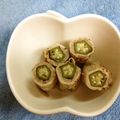 れもんらむね's cooksnap of when they made 豚肉のオクラ巻.