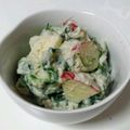 らいかの's cooksnap of when they made 里芋とほうれん草のサラダ.