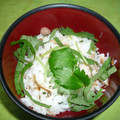 Jock's cooksnap of when they made アジのちらし寿司.