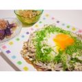 choco_mana's cooksnap of when they made 暑い日は**冷やし山かけ月見そば**.