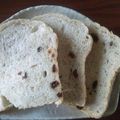 よっぺっぺ's cooksnap of when they made ＊HB＊全粒粉レーズン食パン（早焼き）.