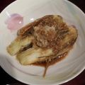 Meili3's cooksnap of when they made 焼きなす　ごま醤油かけ.