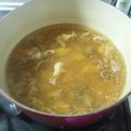 yumipandaa's cooksnap of when they made ハマチのアラの胡麻スープ.