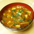 ぽりぽり拓庵's cooksnap of when they made 焼きなすと油揚げの味噌汁.