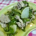 ayameplus's cooksnap of when they made 電子レンジで簡単、豚肉とかぶの味噌煮込み.
