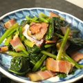 大魔女's cooksnap of when they made ほうれん草とベーコンのバター醤油炒め.