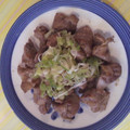 ラピスとラリマー's cooksnap of when they made 砂肝炒めのねぎ塩がけ.