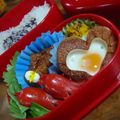ぽんず推し！'s cooksnap of when they made Ｉ ＬＯＶＥ お弁当はんぺん♡.