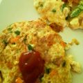 圭佑ママ's cooksnap of when they made ささっとランチに！オムレツ丼☆.