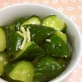 ブー吉's cooksnap of when they made 塩麹で＊きゅうりのお漬物＊.