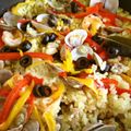 PAM9918's cooksnap of when they made 簡単♪魚介のパエリア.