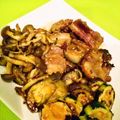 櫻音's cooksnap of when they made 絶品!!カリじゅわあ‥豚バラの醤ダレあえ.