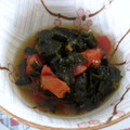 akinato's cooksnap of when they made トマトとわかめの酢の物.