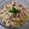 ComiQoo's cooksnap of when they made ポテトとベーコンのチーズ焼き♪.