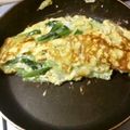 xおちょこx's cooksnap of when they made 小松菜入りチーズオムレツ.