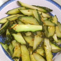 ぽこチャン's cooksnap of when they made 中華風きゅうりの酢炒め.