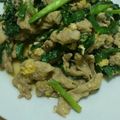 mass0575's cooksnap of when they made 豚肉のニラ玉炒め.