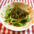 てらよう's cooksnap of when they made もずくときゅうりの梅風味酢の物.