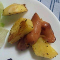 himeღ's cooksnap of when they made じゃがいもとウインナーのオイマヨ炒め.