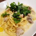 えり｡˚✩'s cooksnap of when they made 砂肝コンフィの柚子胡椒風味パスタ.