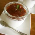 hitkat's cooksnap of when they made 紅茶のジュレをのせた杏仁豆腐.