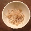 megbuta's cooksnap of when they made 超簡単もやしナムル.