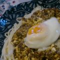 つぅ☆６１５１'s cooksnap of when they made お肉いっぱい風！ほぼ豆腐で肉味噌うどん.
