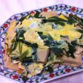ことあや☆ママ's cooksnap of when they made にらと凍み豆腐（高野豆腐）の卵とじ.
