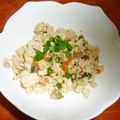 Jock's cooksnap of when they made 桜エビ入り炒り豆腐.
