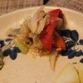 rakuen's cooksnap of when they made さっぱり～♪赤ピーマンと玉ねぎのマリネ.