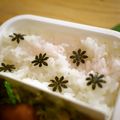 あくろsan's cooksnap of when they made 子供の弁当に♬海苔ちぎりご飯☺.