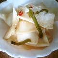 mogu924's cooksnap of when they made やみつき簡単大根のお漬物♪.
