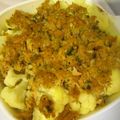 kquesnel's cooksnap of when they made カリフラワーとツナのパン粉焼き.