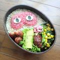 ☆りりん☆'s cooksnap of when they made 『銀魂』沖田のアイマスクおにぎり～ღ.