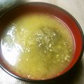 maruru-nn's cooksnap of when they made 大根ともずくの味噌汁☆.